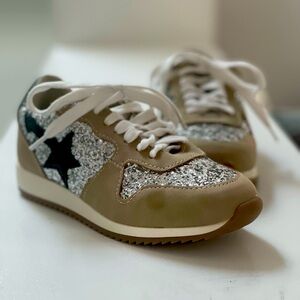 Retro Glitter Star Sneakers by Liv & Mia